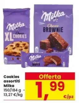 Interspar Cookies assortiti Milka offerta