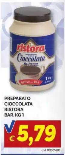 Vivo Supermercati Cioccolata in tazza Ristora offerta