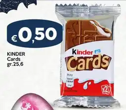 Marketpiù Kinder Cards offerta
