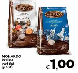 Marketpiù Monardo praline vari tipi offerta