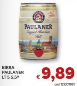 Vivo Supermercati Birra Paulaner offerta