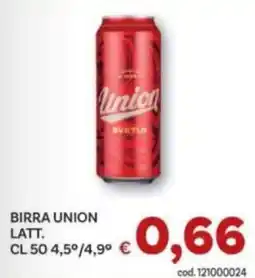 Vivo Supermercati Birra Union Latt. offerta