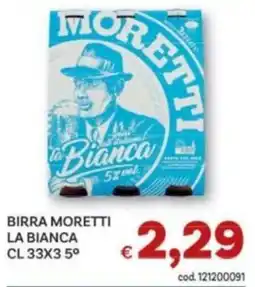 Vivo Supermercati Birra Moretti La Bianca offerta