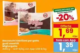 Interspar Bocconcini Sterilized per gatto Migliorgatto offerta