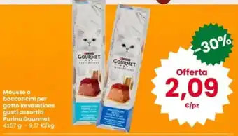 Mousse o bocconcini per gatto Revelations