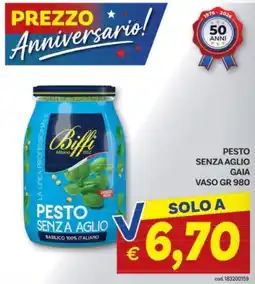 Vivo Supermercati Pesto senza aglio Biffi offerta