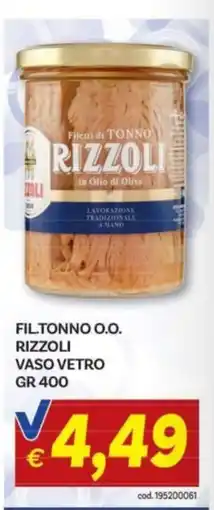Vivo Supermercati Filetti di tonno Rizzoli offerta