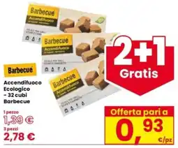 Interspar Accendifuoco Ecologico Barbecue offerta