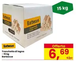 Interspar Tronchetto di legna Barbecue offerta