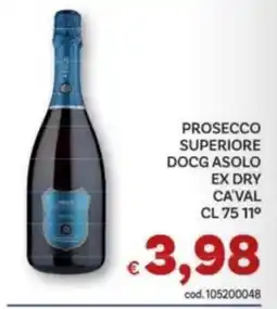 Vivo Supermercati Prosecco superiore docg asolo ex dry ca'val offerta