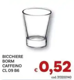 Vivo Supermercati Bicchiere Borm Caffèino offerta