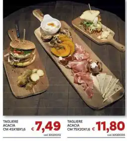 Vivo Supermercati Tagliere acacia offerta