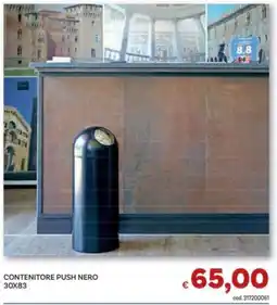Vivo Supermercati Contenitore push nero offerta