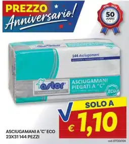 Vivo Supermercati Asciugamani a "C" eco tastor offerta