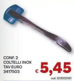 Vivo Supermercati Coltelli inox Tav Euro offerta