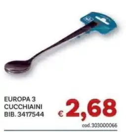 Vivo Supermercati Europa 3 cucchiaini offerta