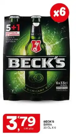 Sisa Beck's birra offerta