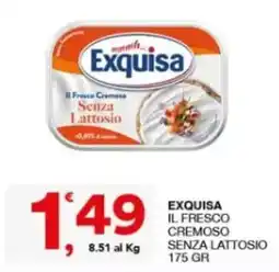 Sisa Exquisa il fresco cremoso senza lattosio offerta