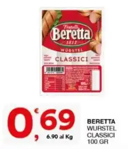Sisa Beretta wurstel classici offerta