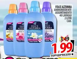 Il Genio Supermercato Felce Azzurra ammorbidente offerta