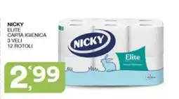 Sisa Nicky Elite carta igienica offerta