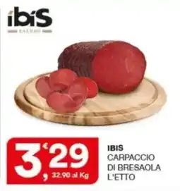 Sisa Ibis carpaccio di bresaola offerta