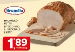 Sisa Brunello petto di tacchino il nazionale l'etto offerta