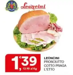 Sisa Leoncini Prosciutto Cotto Praga offerta