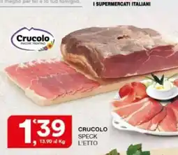 Sisa Crucolo Speck L'Etto offerta