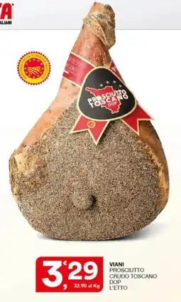 Sisa Viani Prosciutto Crudo Toscano DOP offerta