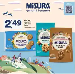 Sisa Misura biscotti vari tipi offerta