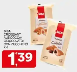 Sisa Sisa croissant albicocca cioccolato con zucchero offerta