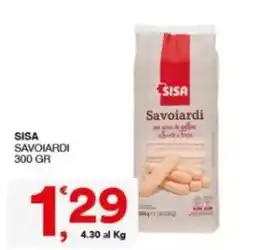 Sisa Sisa Savoiardi offerta