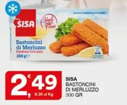 Sisa Sisa bastoncini di merluzzo offerta