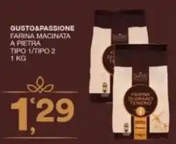 Sisa Gusto&Passione farina macinata a pietra offerta