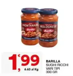 Sisa Barilla sughi ricchi offerta