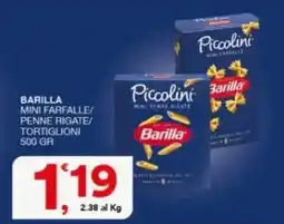 Sisa Barilla Piccolini mini farfalle offerta
