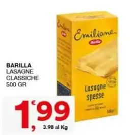 Sisa Barilla lasagne classiche offerta