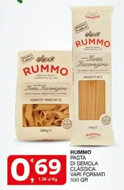 Sisa Rummo pasta di semola classica offerta
