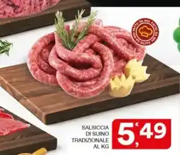 Sisa Salsiccia di suino tradizionale offerta