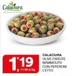 Sisa Calaciura olive farcite mammouth con peperoni offerta