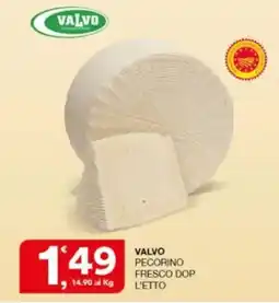 Sisa Valvo Pecorino Fresco DOP offerta