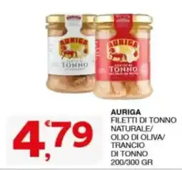 Sisa Auriga filetti di tonno naturale offerta