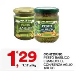 Sisa Contorno pesto basilico e mandorle offerta