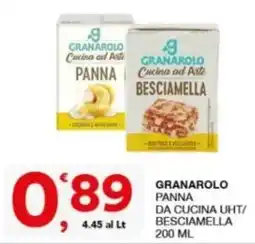 Sisa Granarolo panna da cucina uht/besciamella offerta