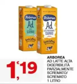 Sisa Arborea ad latte alta digeribilità offerta