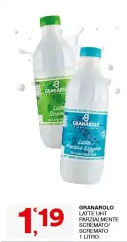 Sisa Granarolo latte UHT parzialmente scremato offerta