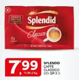 Sisa Splendid Caffè Classico offerta