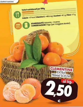 Clementine extra prima scelta