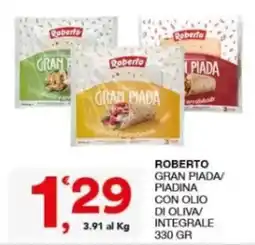 Sisa Roberto Gran Piada/Piadina con olio di oliva integrale offerta
